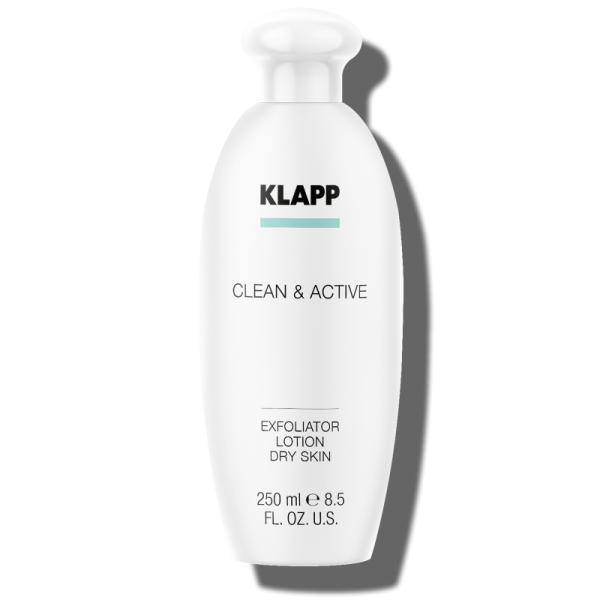 KLAPP CLEAN&ACTIVE Exfoliator Lotion Dry Skin 250ml
